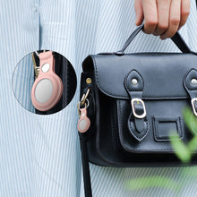 Load image into Gallery viewer, 2 Pack Airtags Leather Protective Case Keychain Sleeve For Apple