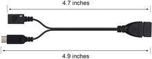 Load image into Gallery viewer, Micro USB to USB Port Adapter (OTG Cable + Power Cable)