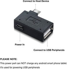 Load image into Gallery viewer, Micro USB OTG Adapter
